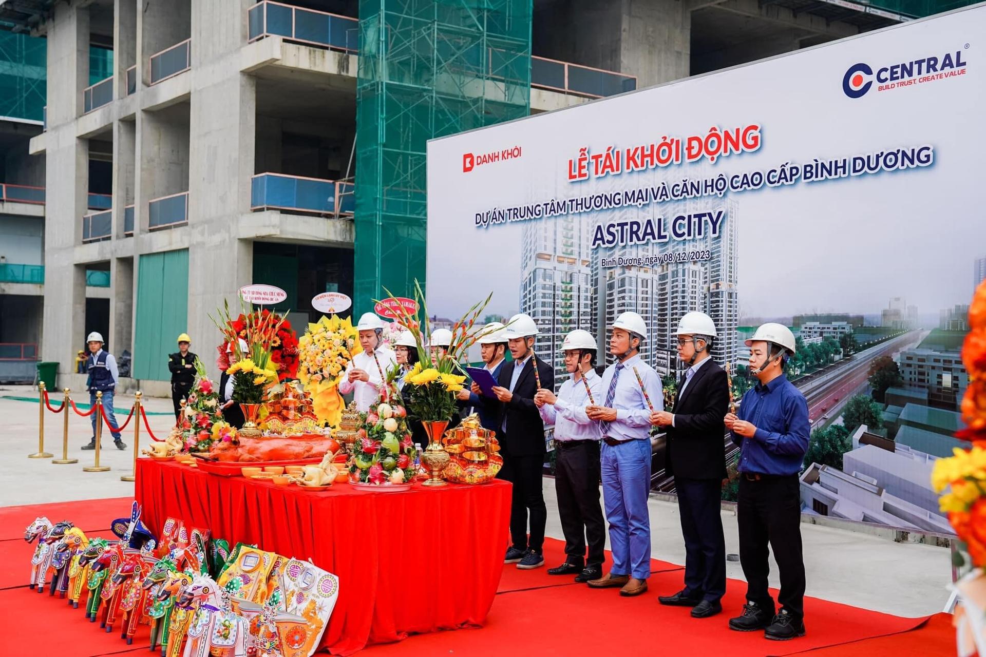 Tái khởi công dự án Astral City Bình Dương
