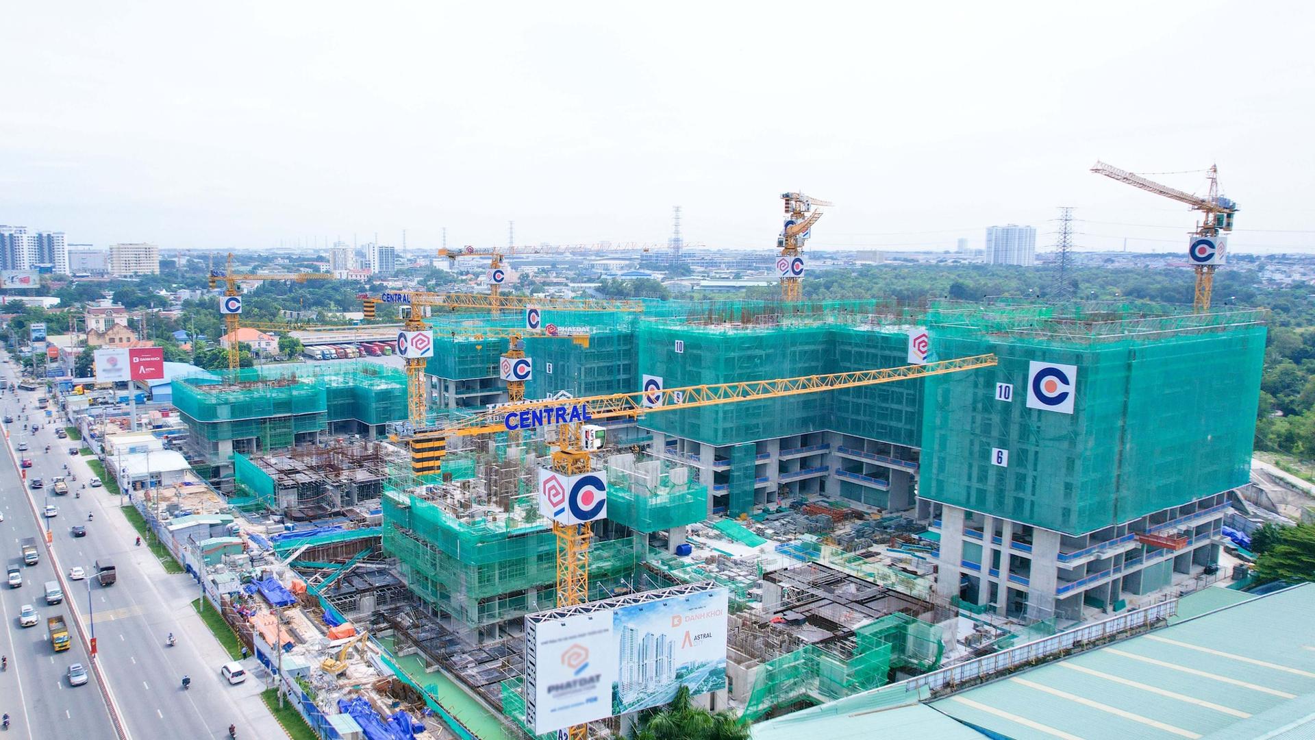 Tiến độ xây dựng dự án Astral City (cập nhật mới nhất)