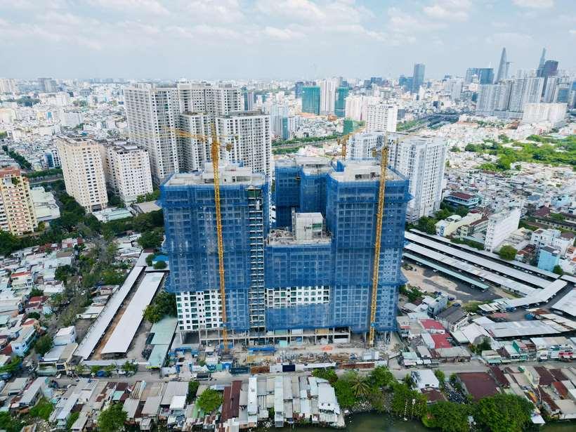 Tiến độ xây dựng dự án De La Sol tháng 11/2022