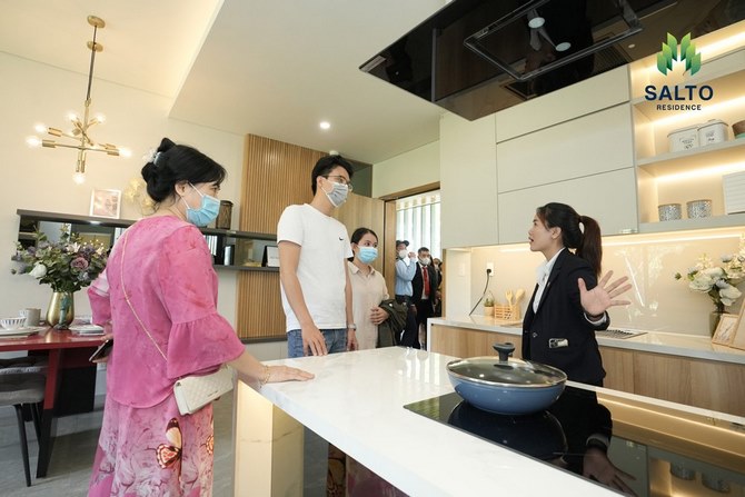 Căn hộ mẫu Salto Residence nhận được nhiều lời khen từ khách hàng